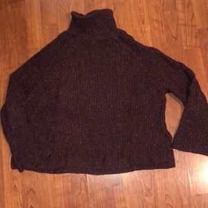 BP maroon turtle neck sweater
